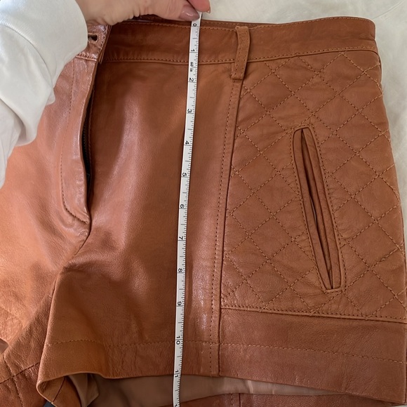 Thakoon Addition Lambskin Leather Quilted Shorts - Picture 13 of 14